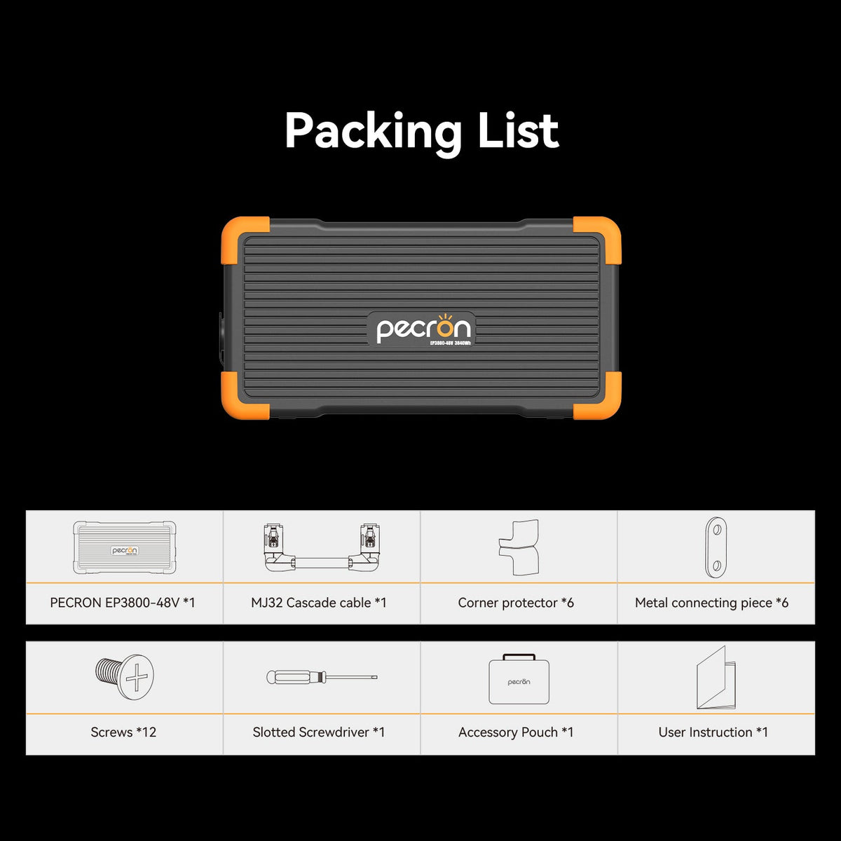Pecron EP3800-48V 3840Wh expansion battery - view 4