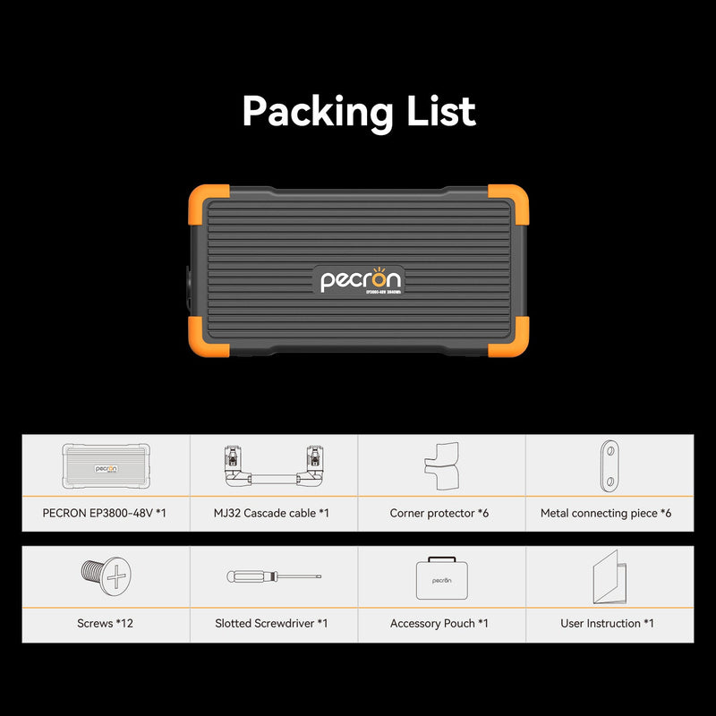 Pecron EP3800-48V 3840Wh expansion battery - view 4