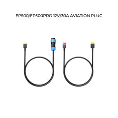 BLUETTI 12V 30A RV cable with aviation plug and bare leads