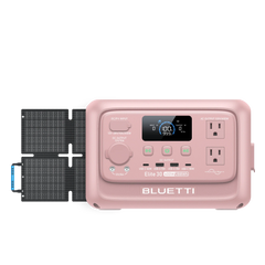 BLUETTI Elite 30 V2 Blush Pink with 60W solar panel