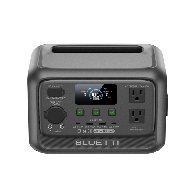 BLUETTI Elite 30 V2 + 100W Solar Panel Bundle