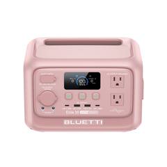 BLUETTI Elite 30 V2 Blush Pink with 100W solar panel
