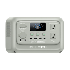 BLUETTI Elite 30 V2 Light Sand Grey with 100W solar panel
