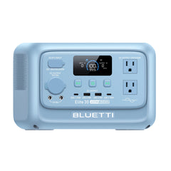 BLUETTI Elite 30 V2 Glacier Blue with 100W solar panel