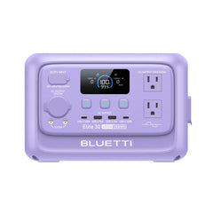 BLUETTI Elite 30 V2 Twilight Glow Purple with 100W solar panel