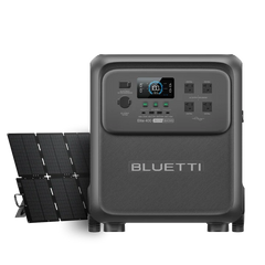 BLUETTI Elite 400 power station with one 500W solar panel