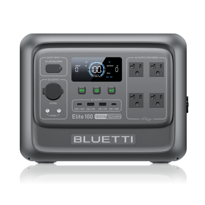 BLUETTI Elite 100 V2 portable power station front view
