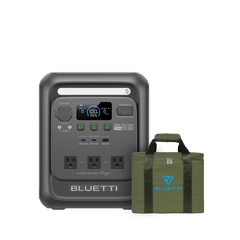 BLUETTI Elite 100 mini power station with carrying bag