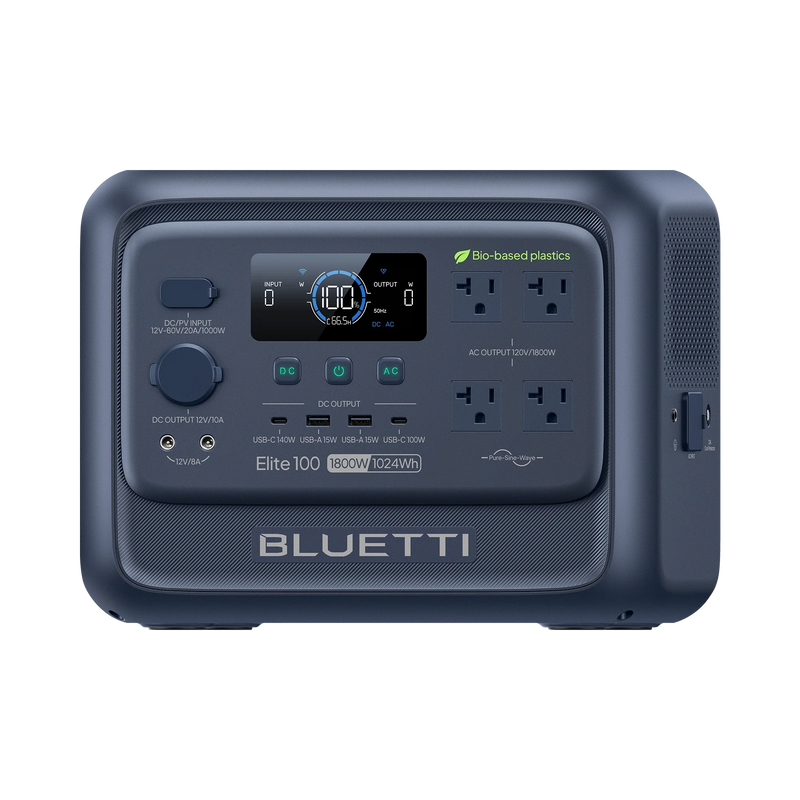 BLUETTI Elite 100 V2 bio-based portable power station front view