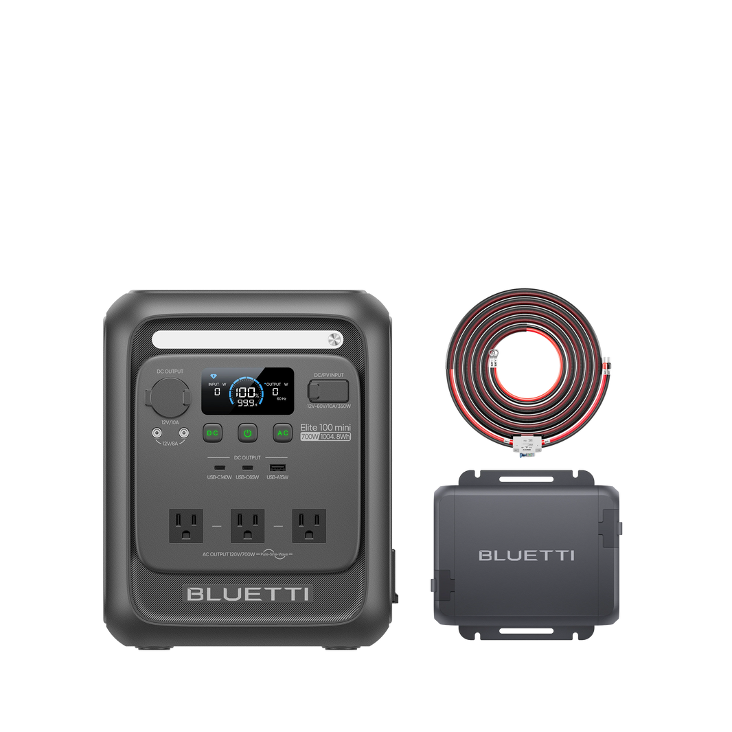 BLUETTI Elite 100 mini power station with Charger 1 charger