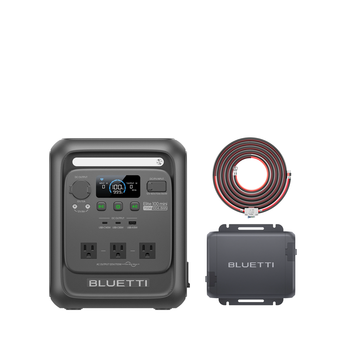 BLUETTI Elite 100 mini power station with Charger 1 charger