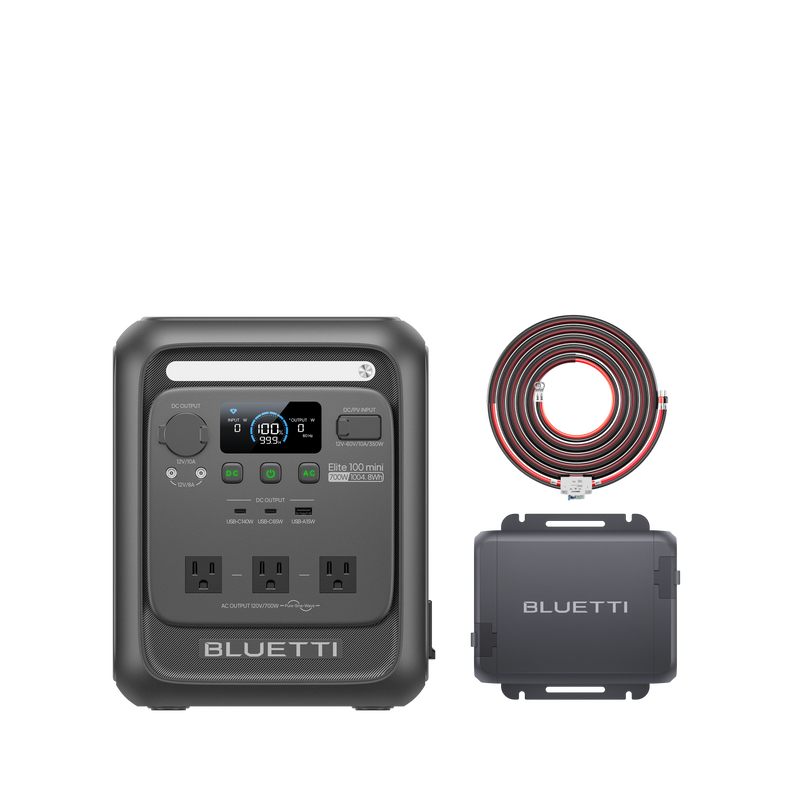 BLUETTI Elite 100 mini power station with Charger 1 charger