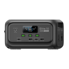 BLUETTI Elite 10 Mini portable power station gray front view