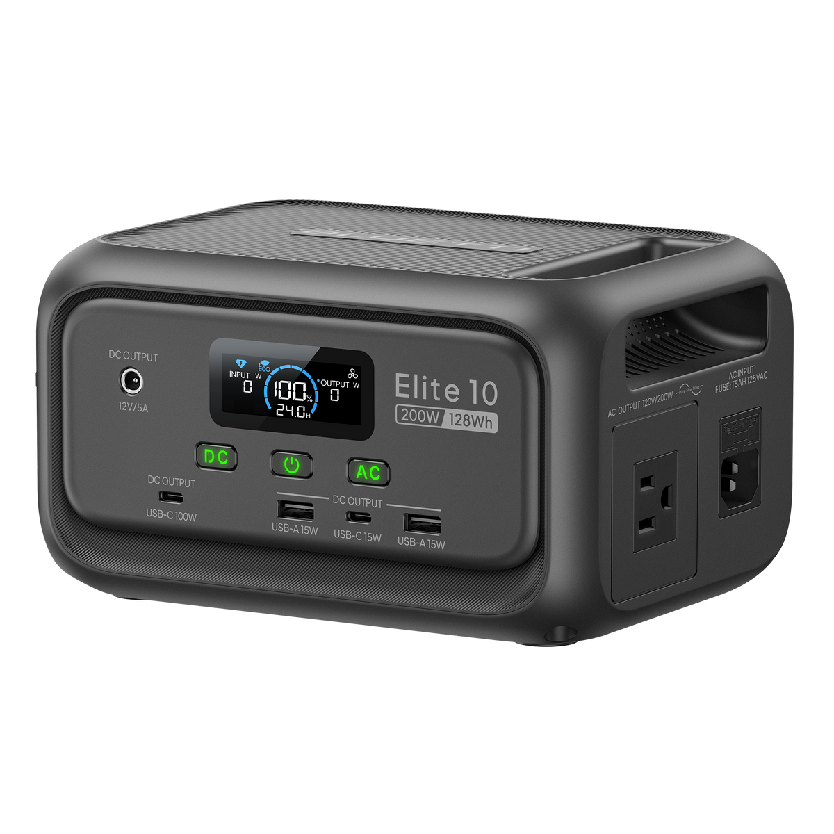 BLUETTI Elite 10 mini power station with 100W solar panel