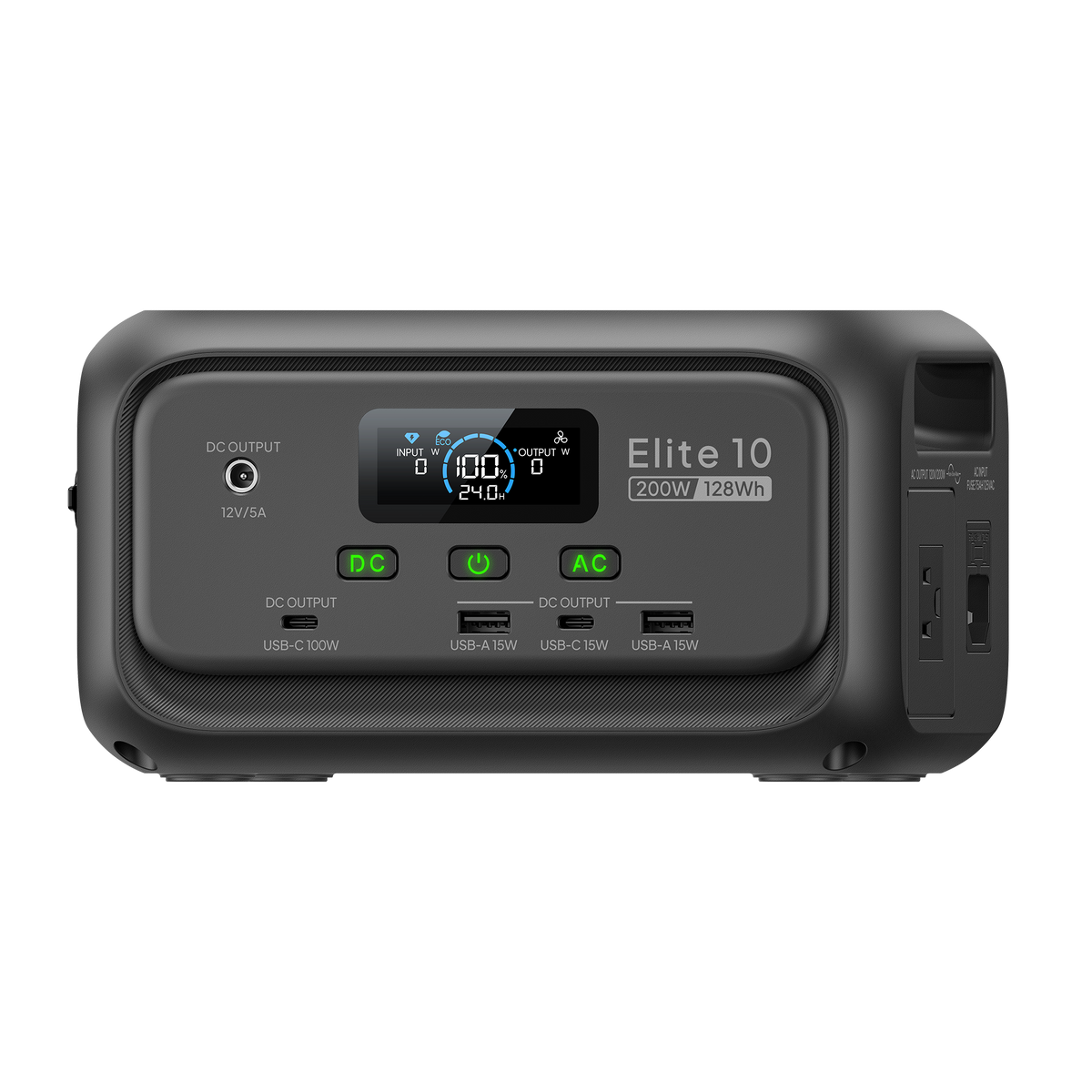 BLUETTI Elite 10 gray mini power station with 60W solar panel