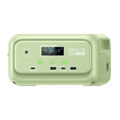 BLUETTI Elite 10 green mini power station with 60W solar panel