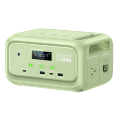 BLUETTI Elite 10 green mini power station with 60W solar panel