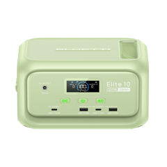BLUETTI Elite 10 green mini power station with 60W solar panel