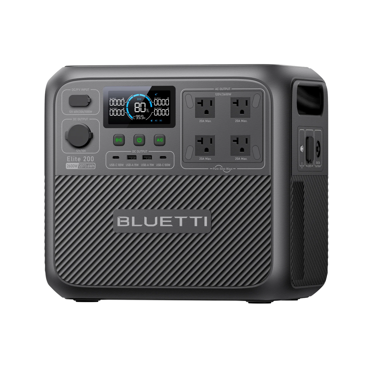 BLUETTI Elite 200 V2 Portable Power Station | 2,600W, 2,073.6Wh