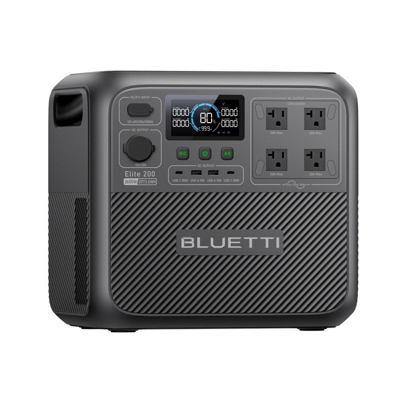 BLUETTI Elite 200 V2 Portable Power Station | 2,600W, 2,073.6Wh