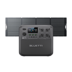 BLUETTI Elite 200 V2 power station with 350W solar panel