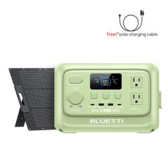 BLUETTI Elite 30 V2 Meadow Green with 100W solar panel