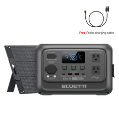 BLUETTI Elite 30 V2 with 100W solar panel