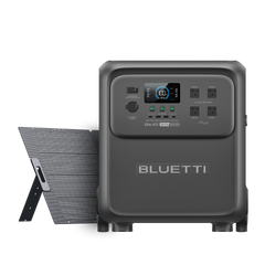 BLUETTI Elite 400 power station with 350W folding solar panel