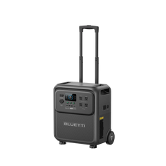 BLUETTI Elite 400 portable power station on wheels front view