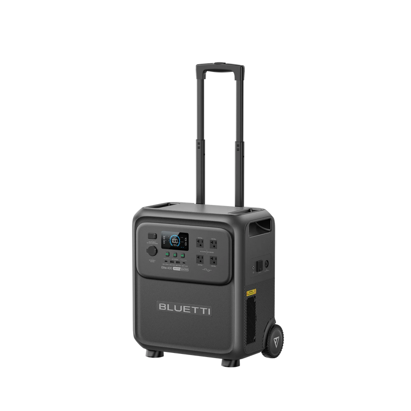 BLUETTI Elite 400 power station with two 200W solar panels