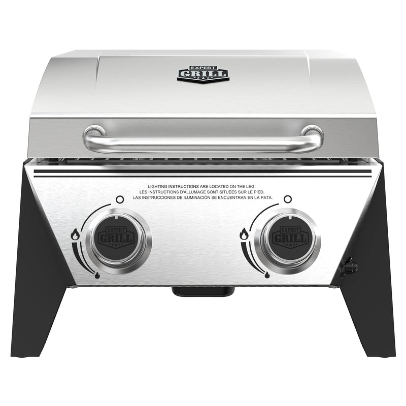 Expert Grill 2-burner tabletop grill