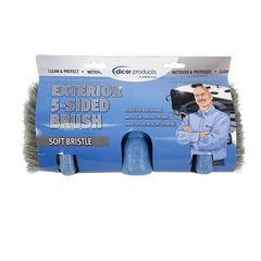 Dicor 5-Sided Exterior Wash Brush Head, 12" Soft Bristle - view 2
