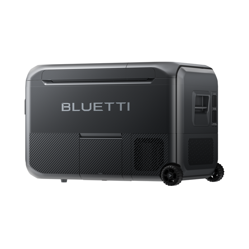 BLUETTI MultiCooler portable fridge freezer with lid open