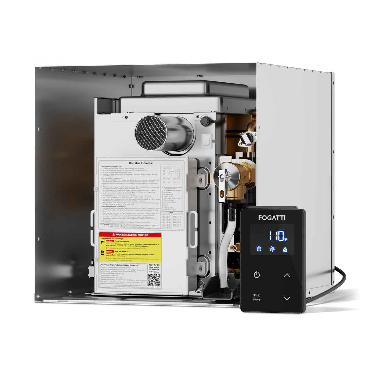 Fogatti tankless RV water heater