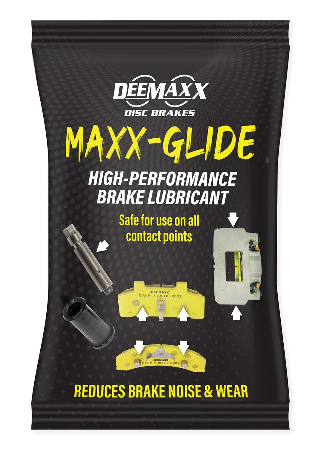 DeeMaxx MAXX Glide silicone caliper grease box of 10 packets