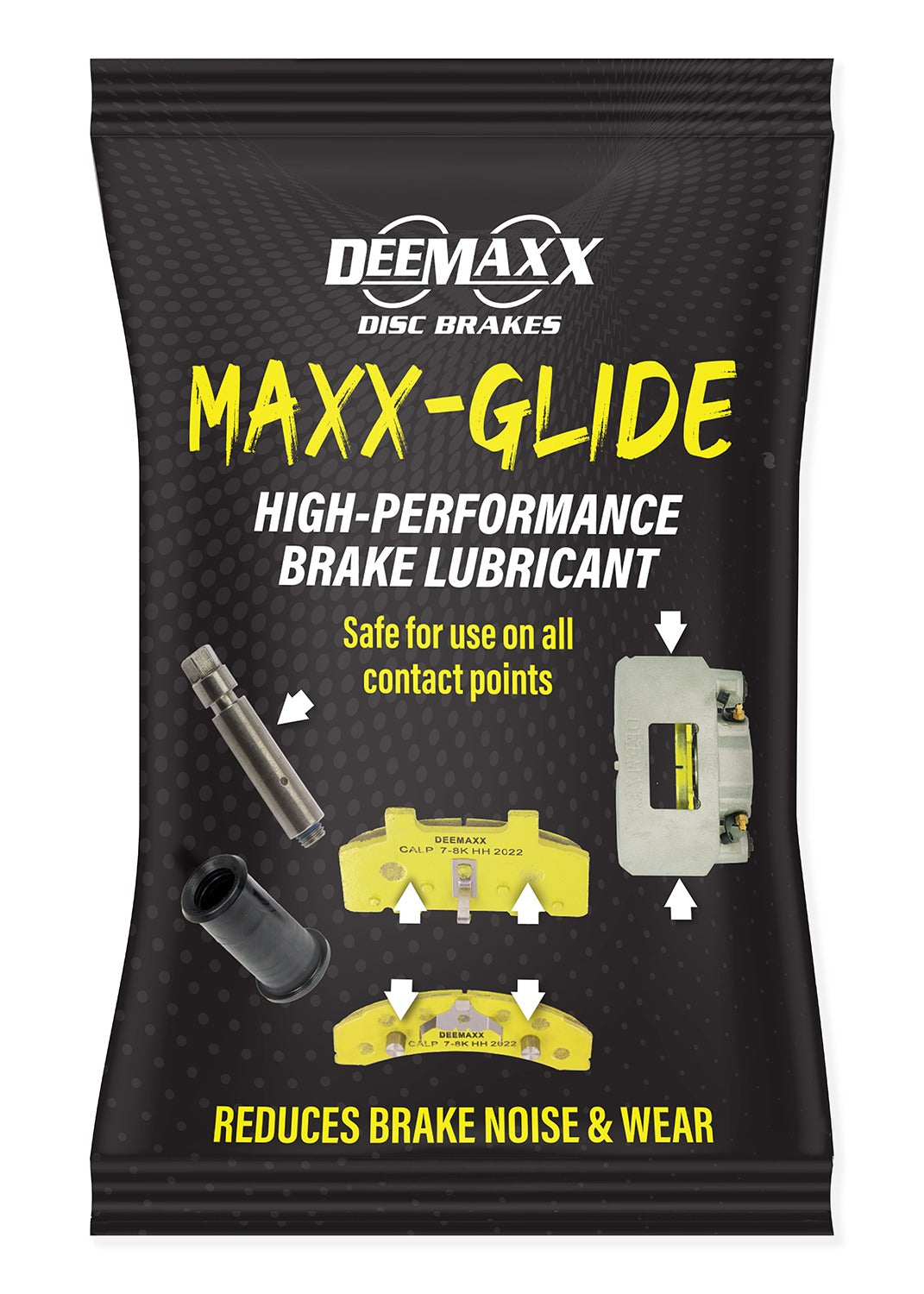 DeeMaxx MAXX Glide silicone caliper grease box of 10 packets