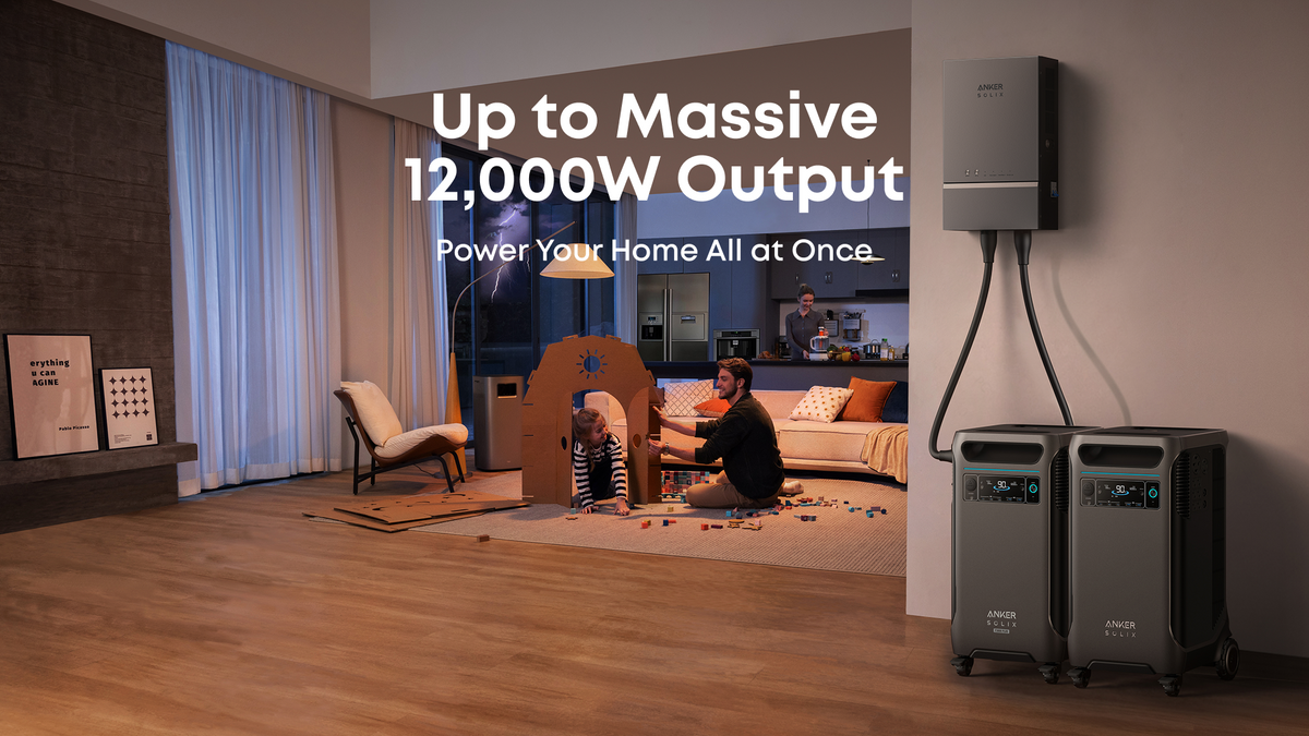 Anker SOLIX 2x F3800 Plus + Smart Home Power Kit