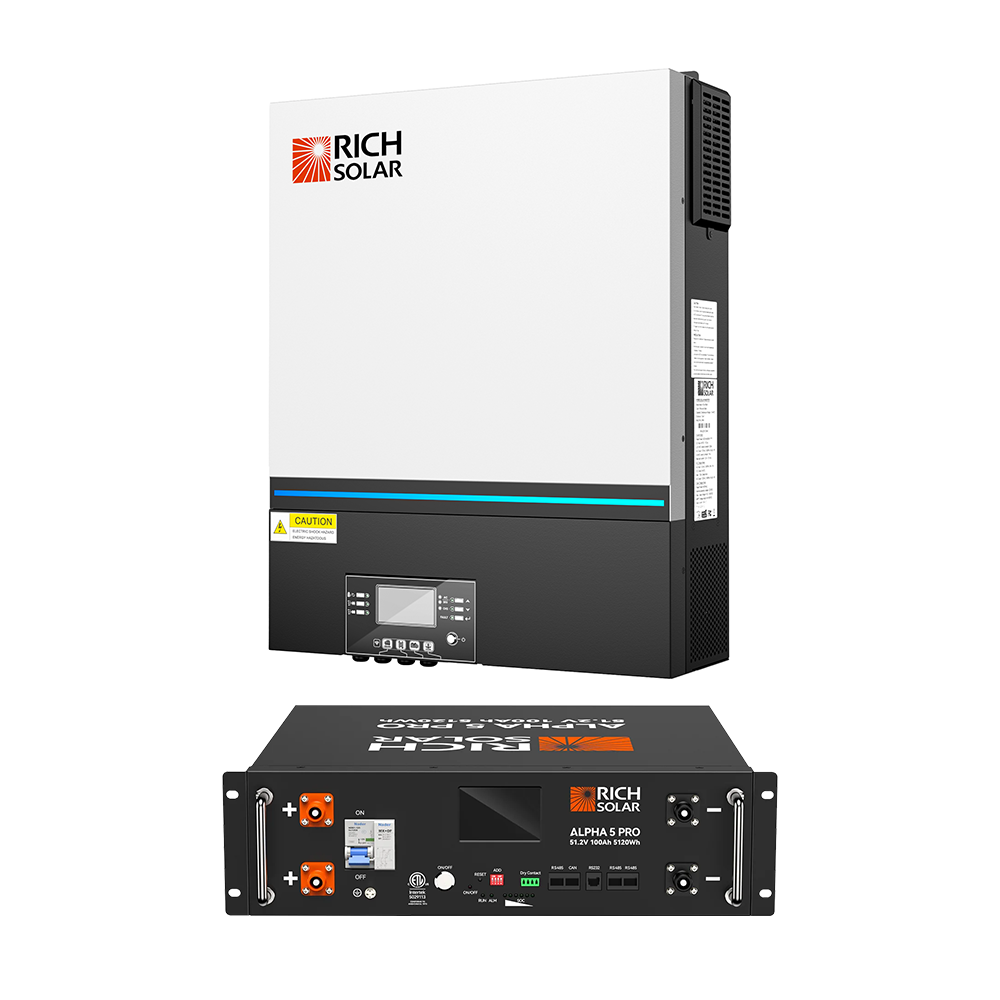 Rich Solar NOVA 6548 6500 Watt (6.5kW) 48 Volt Off-Grid Hybrid Solar Inverter