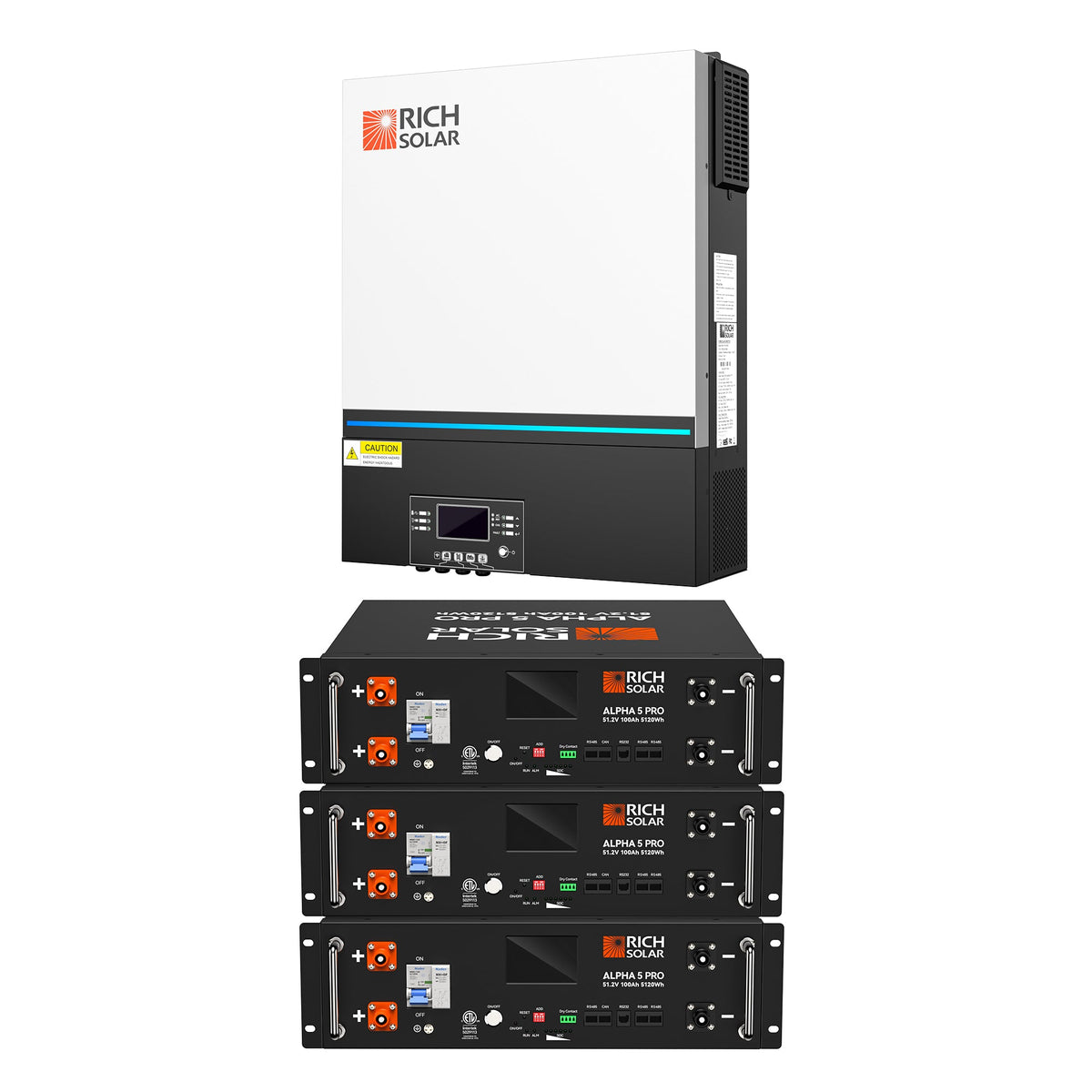Rich Solar NOVA 6548 6500 Watt (6.5kW) 48 Volt Off-Grid Hybrid Solar Inverter