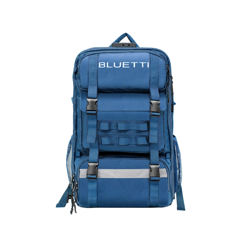 BLUETTI Handsfree 1 backpack power station worn on back