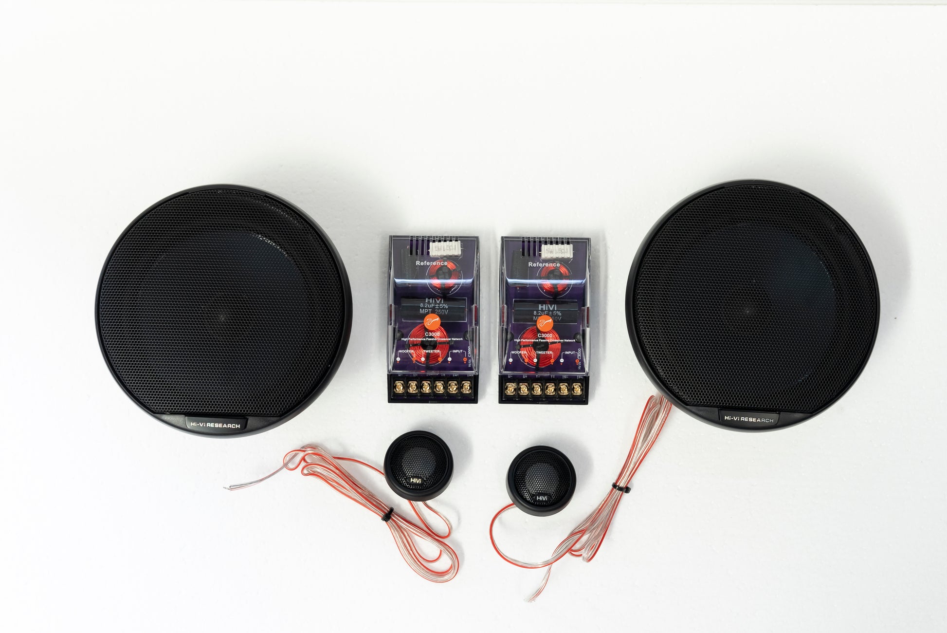 9-HiFi Stereo System (4 Tweeters + 4 Mid-Range Speakers+1 Subwoofer)