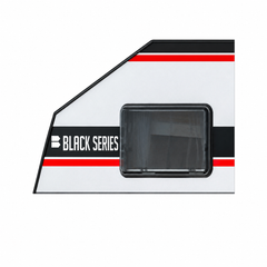 Black Series Trailer RV Replacement Window | Double Pane Acrylic | Fly Screen & Shade | 21.7” × 35.4”