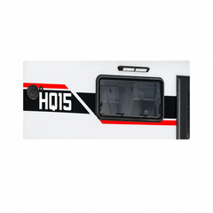 Black Series Trailer RV Replacement Window | Double Pane Acrylic | Fly Screen & Shade | 17.7” × 35.4”