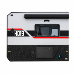 Black Series Trailer RV Replacement Window | Double Pane Acrylic | Fly Screen & Shade | 19.7” × 47.2”