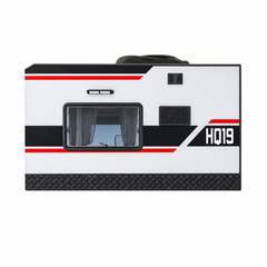 Black Series Trailer RV Replacement Window | Double Pane Acrylic | Fly Screen & Shade | 19.7” × 47.2”