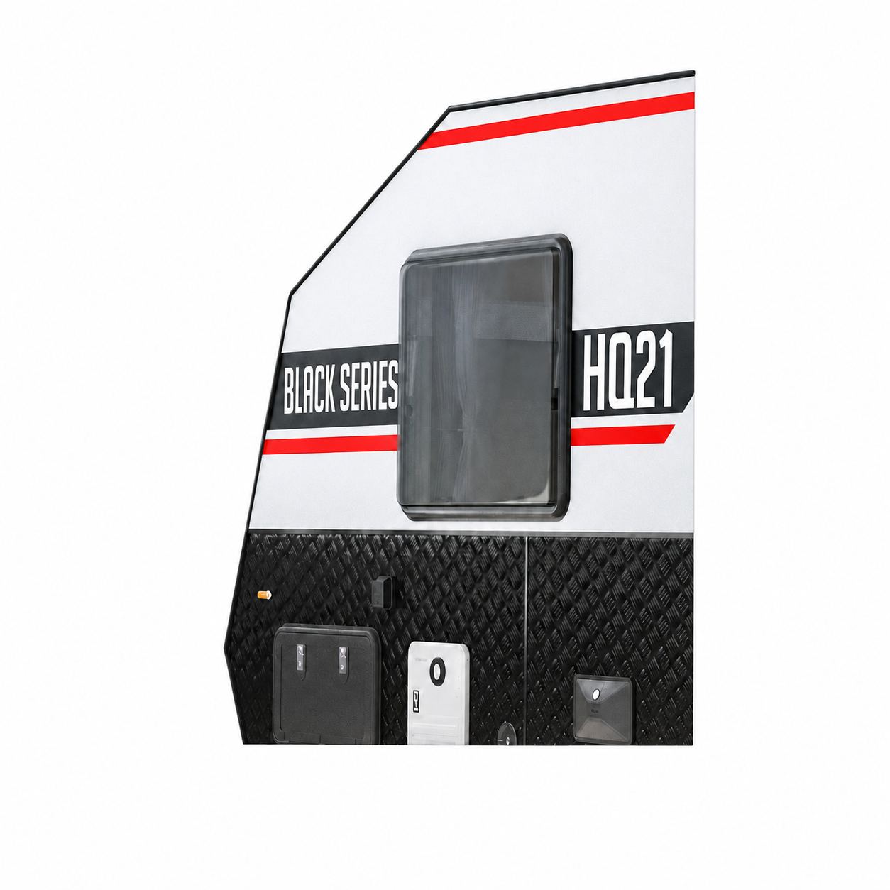 Black Series Trailer RV Replacement Window | Double Pane Acrylic | Fly Screen & Shade | 31.50" × 39.37"