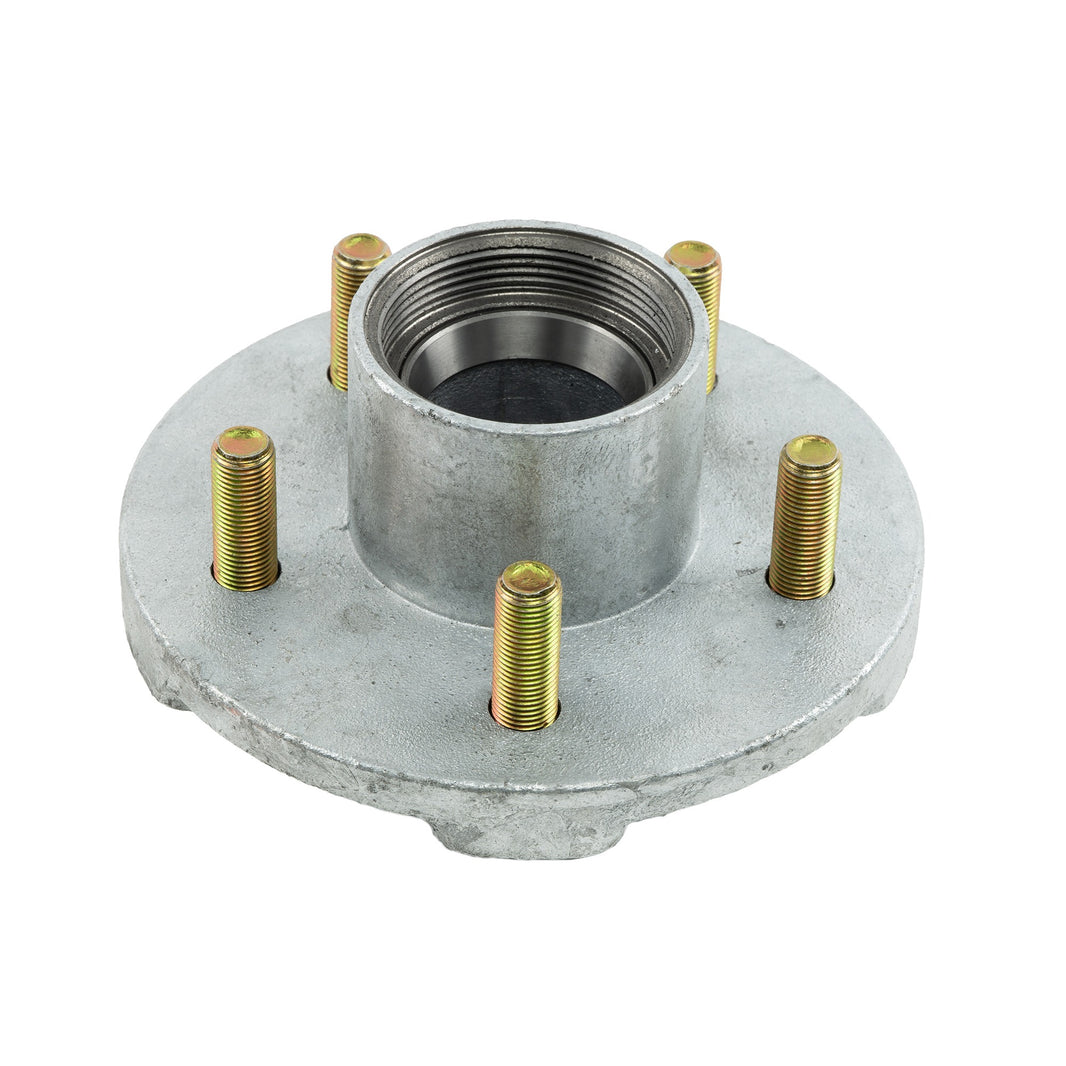 DeeMaxx 3.5K galvanized threaded 5 on 4.5 trailer hub