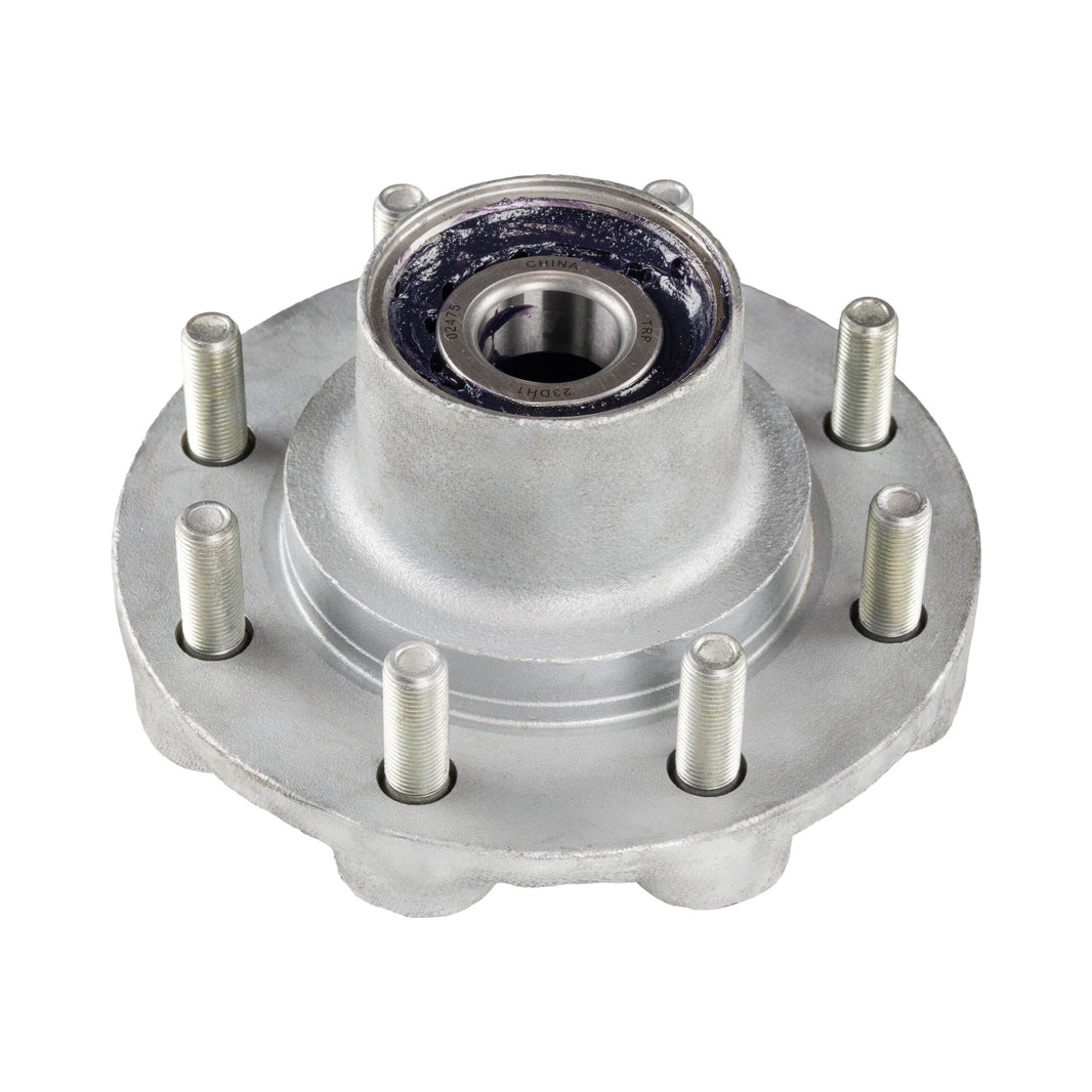 DeeMaxx 8K galvanized 8 on 6.5 threaded hub kit, 9/16 studs