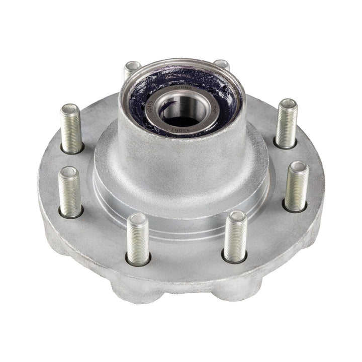 DeeMaxx Galvanized Hub Kit, 8 on 6.5", 9/16" Studs, Threaded (HUB-865T-9-GALV-KIT)