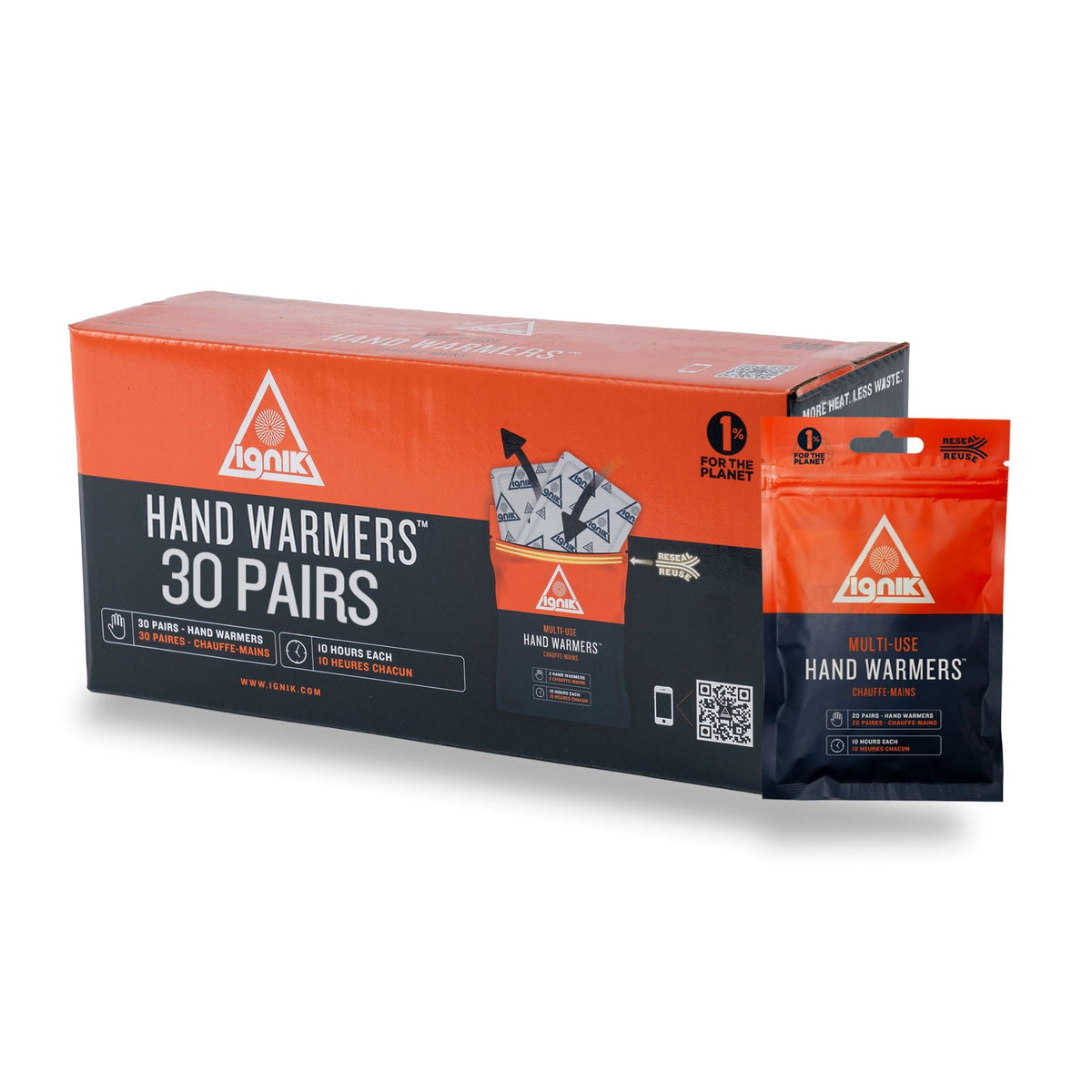 Ignik adhesive air-activated toe warmers